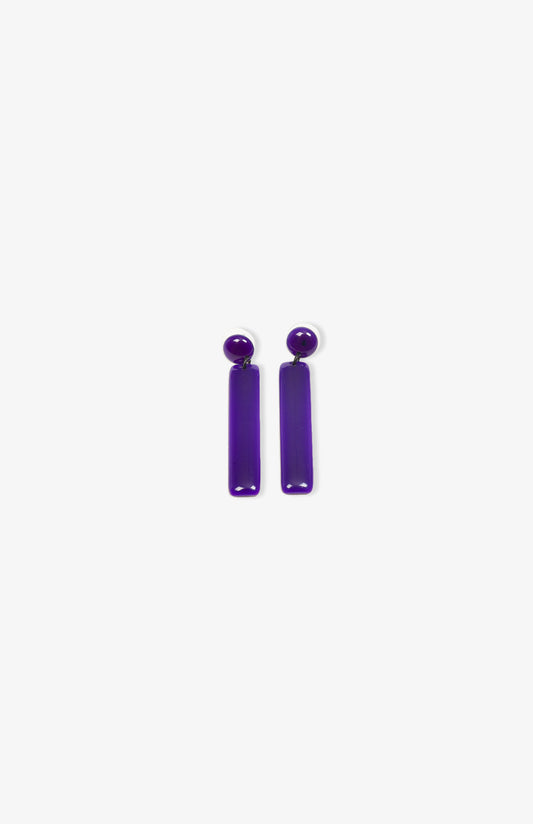 Boucles d’oreilles Barrettes - Violet