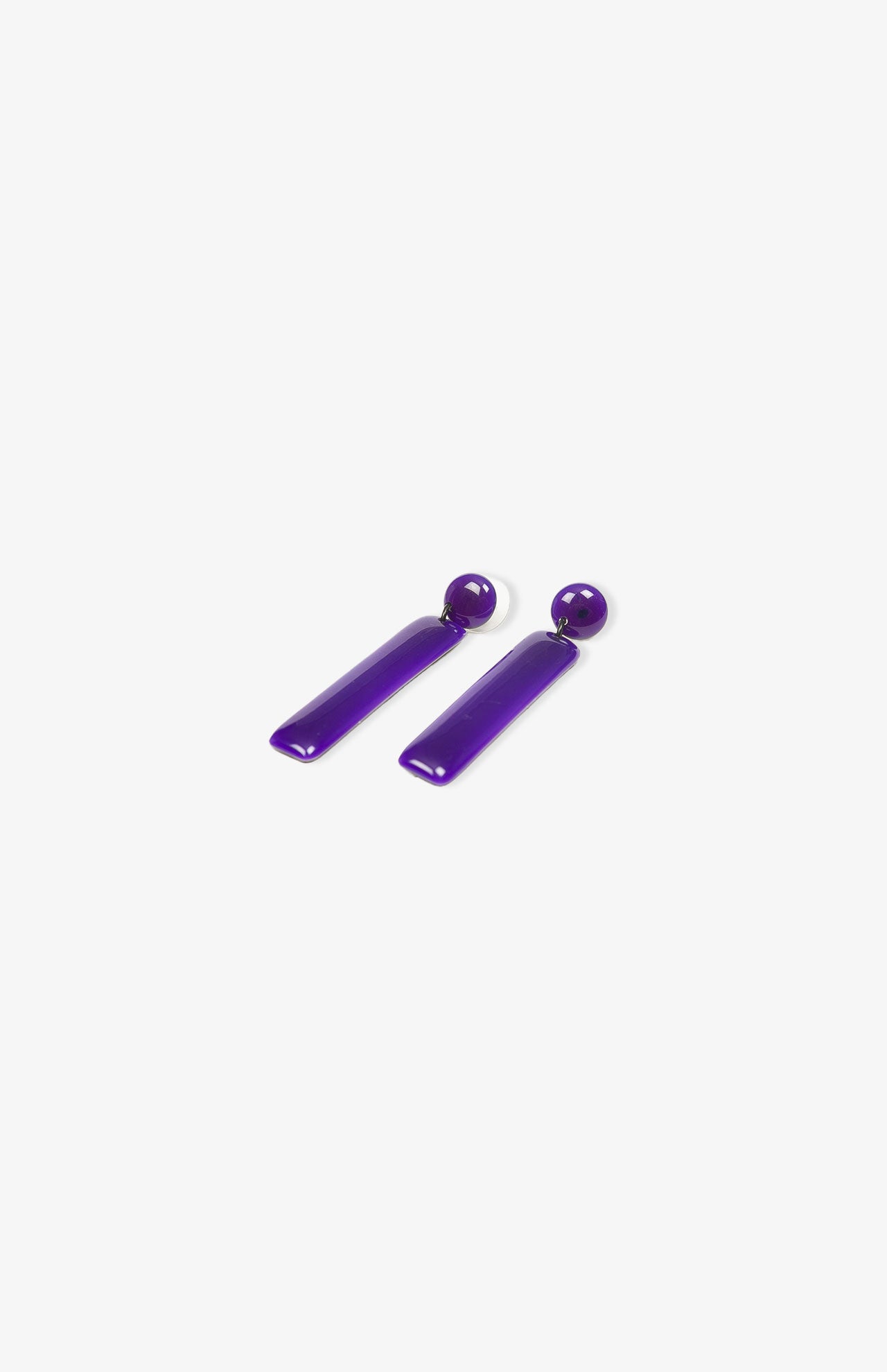 Boucles d’oreilles Barrettes - Violet