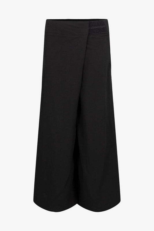 Pantalon Bali Viscose Lin Noir