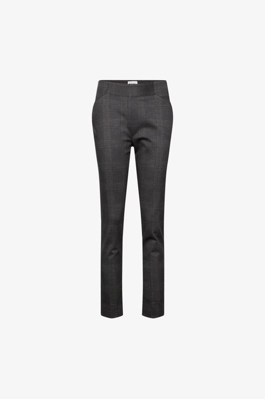 Pantalon Jockey Carreaux Marron