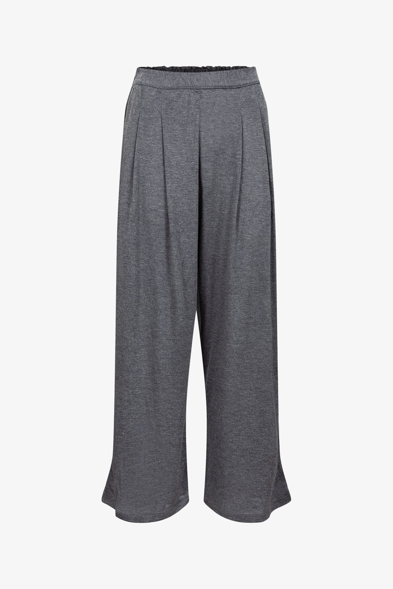 Gray Heather Jersey Peasant Trousers