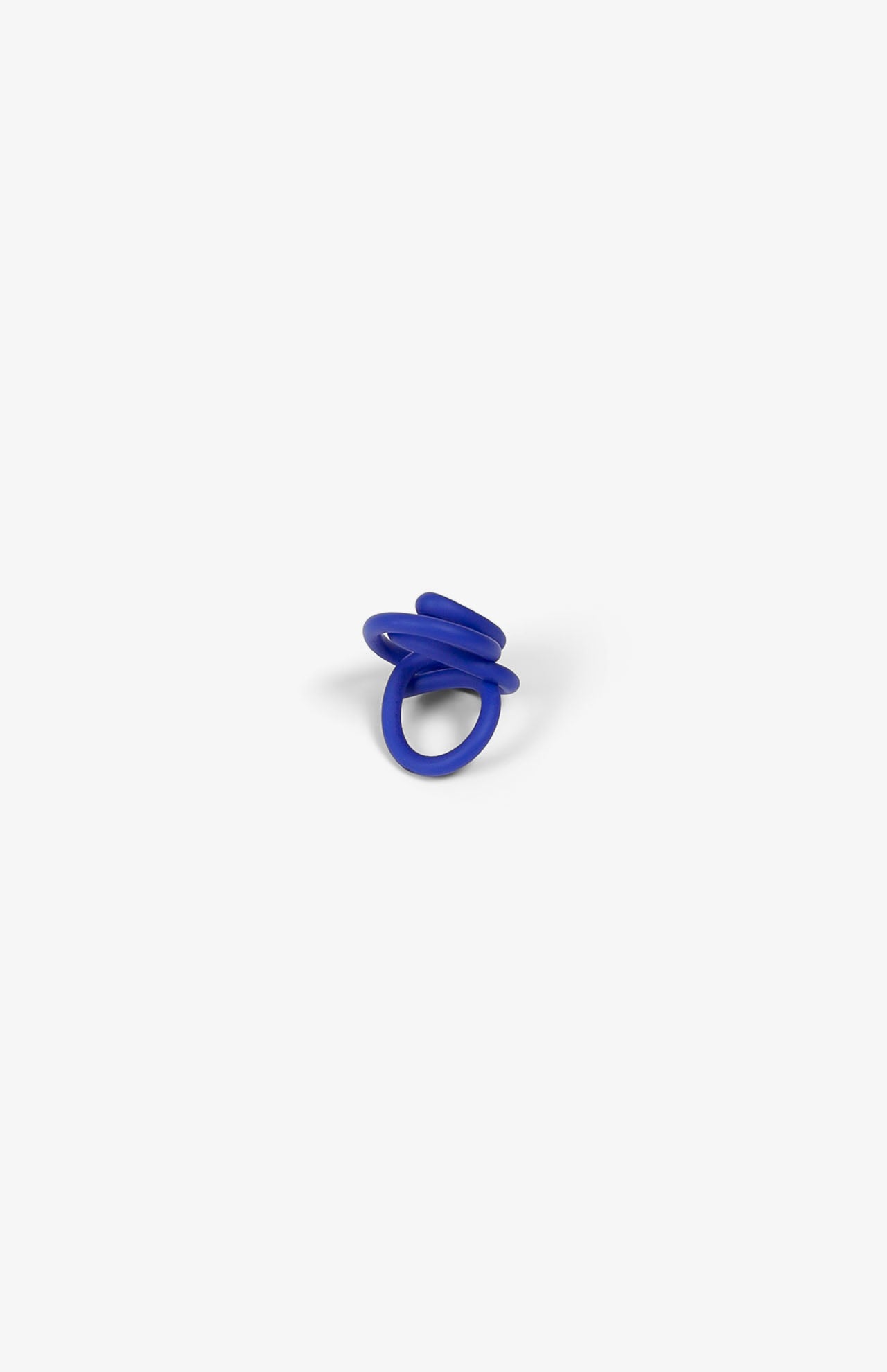 Bague Zig Mat - Bleu