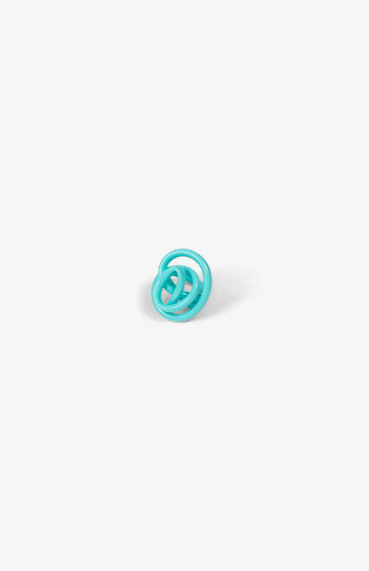 Bague Zig Shiny - Bleu Pastel