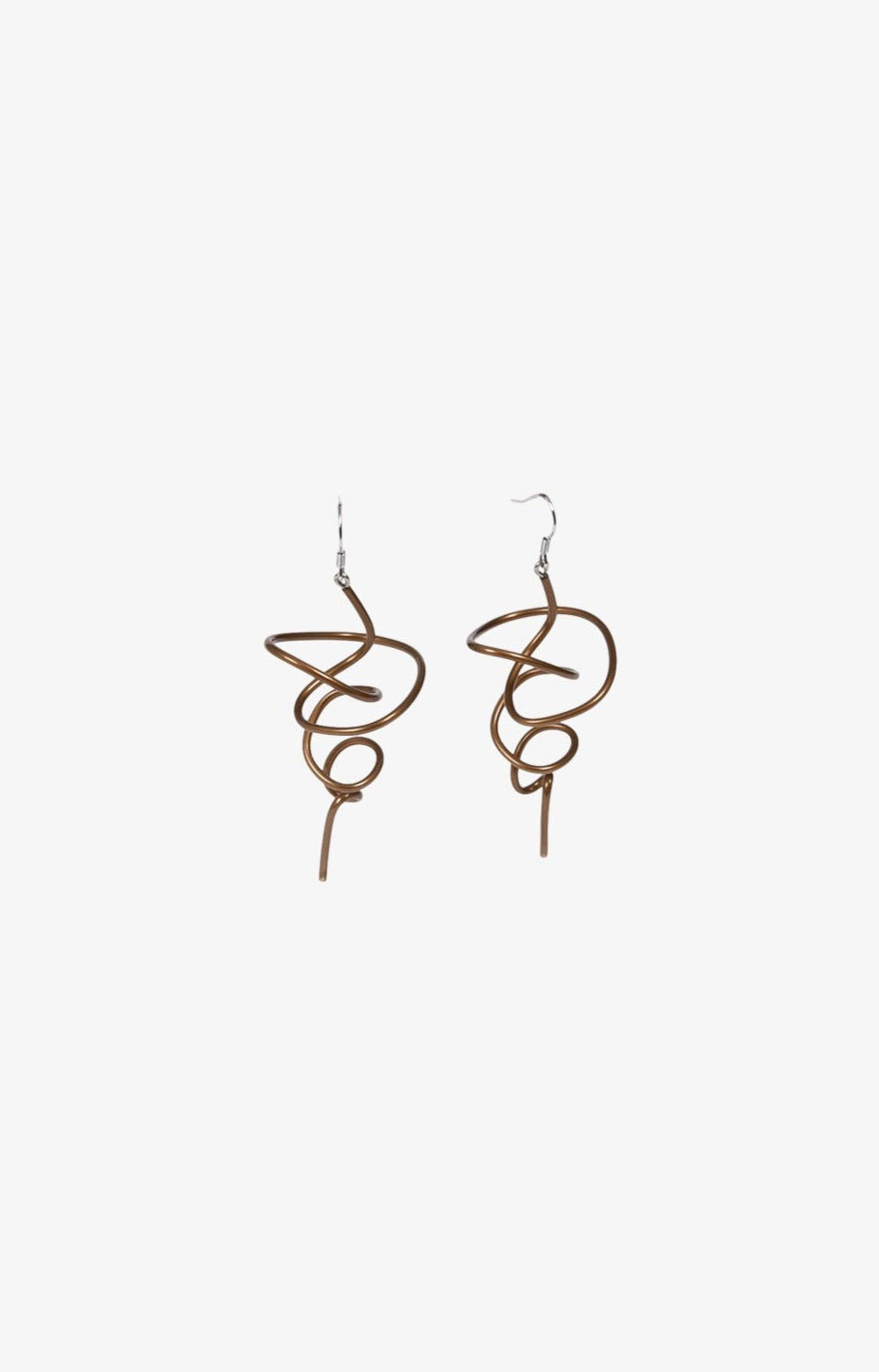 Boucles d'oreilles Little Zig - Shiny Bronce