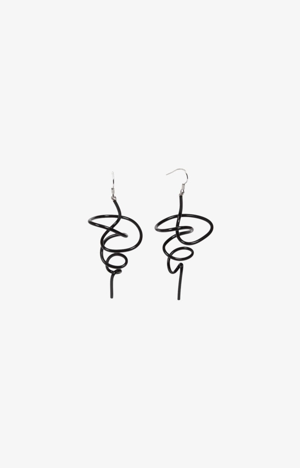 Boucles d'oreilles Little Zig - Shiny Noir