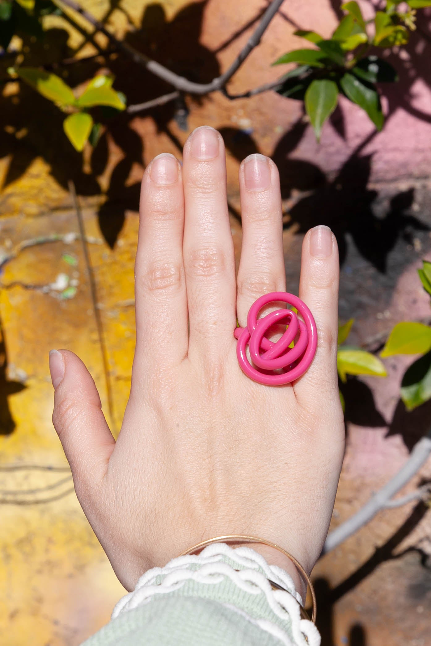 Bague Zig Shiny - Fushia