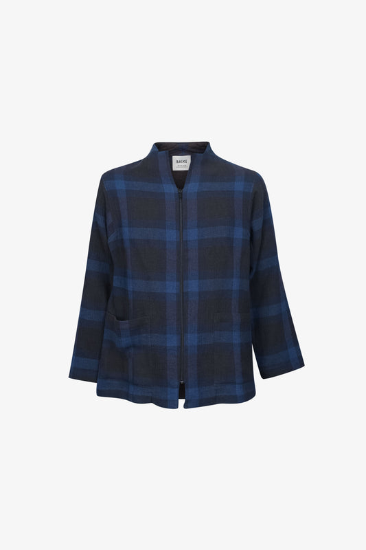 Rutig fyrkantig jacka Brulant