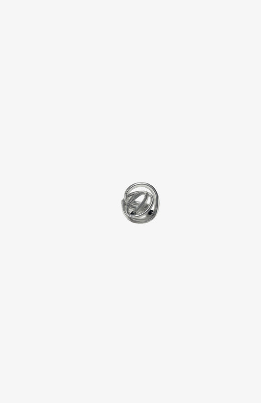 Bague Zig Shinny - Gris transparent