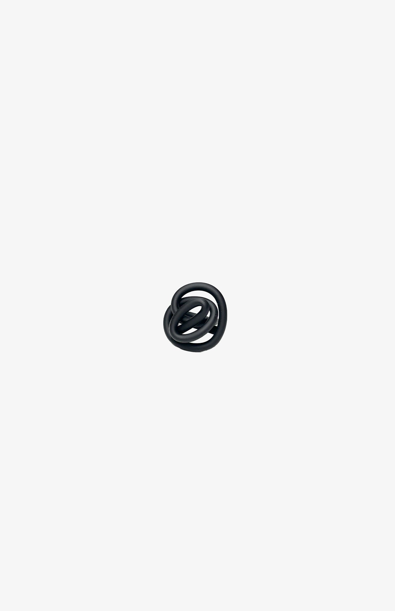 Bague Zig Mat - Noir