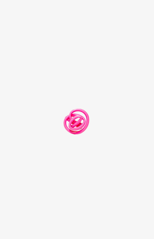 Bague Zig Shinny - Rose fluo