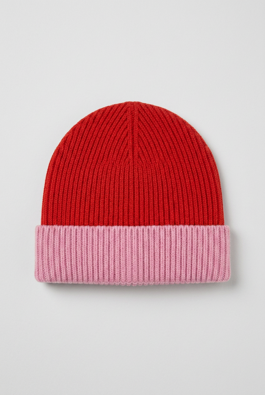 Bonnet Mailcott - Rose & rouge