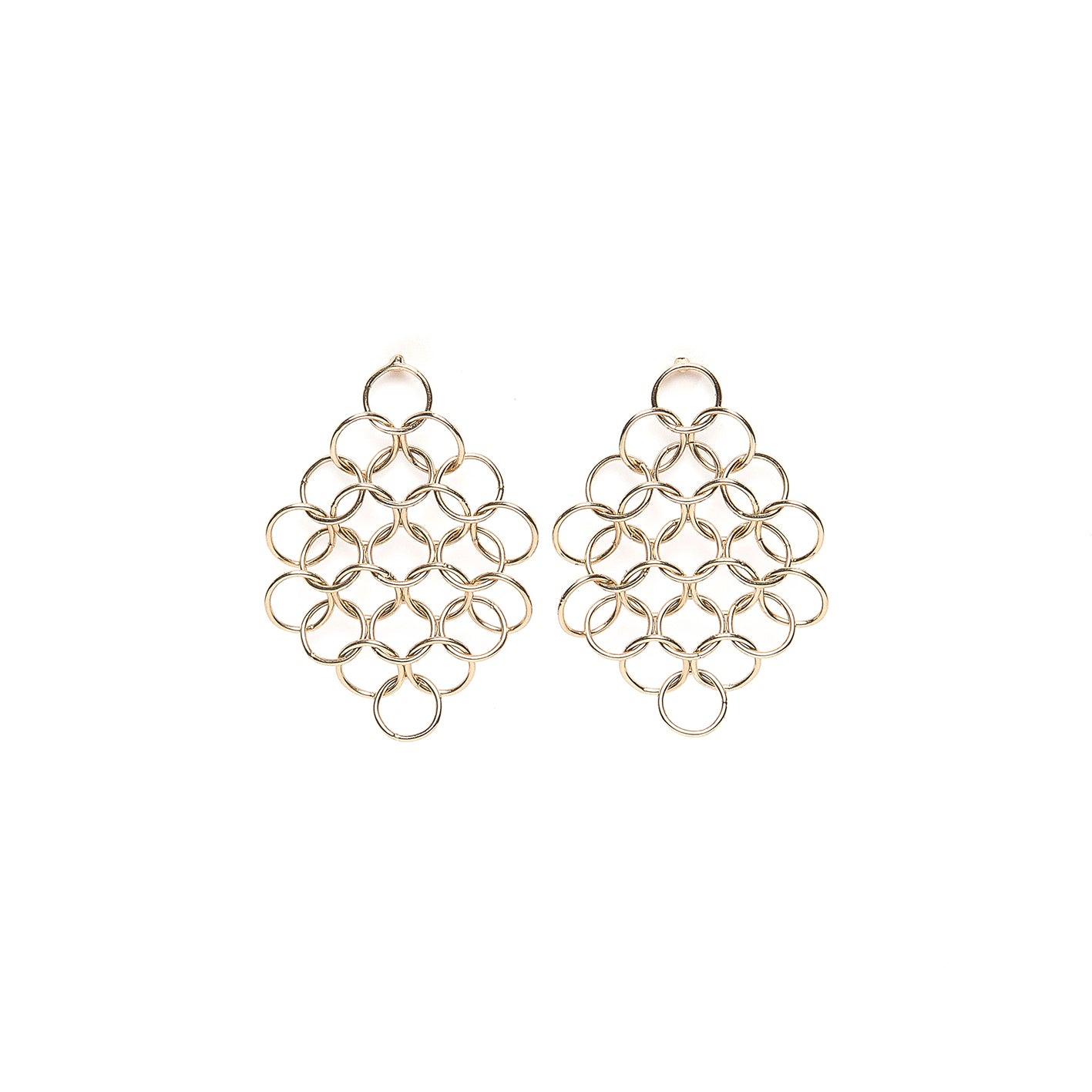 Boucles d'oreilles ronde L Grosse Lou / L Round earrings - DO - Louison