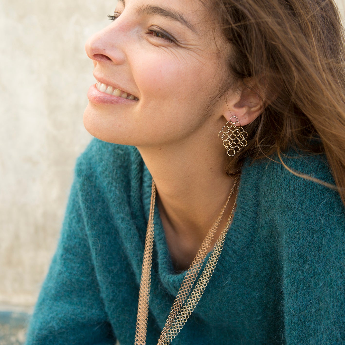Boucles d'oreilles ronde L Grosse Lou / L Round earrings - DO - Louison
