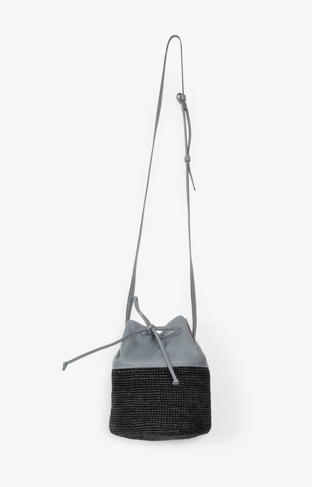 Sac seau Héméra Cuir Gris