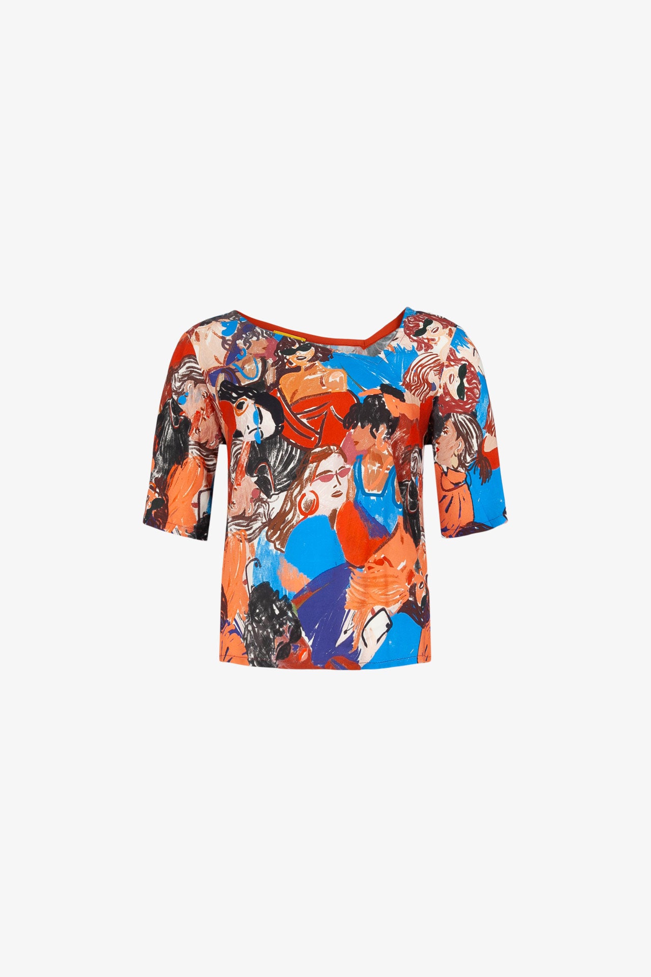 Prototype - Top Asy Femmes Bleue