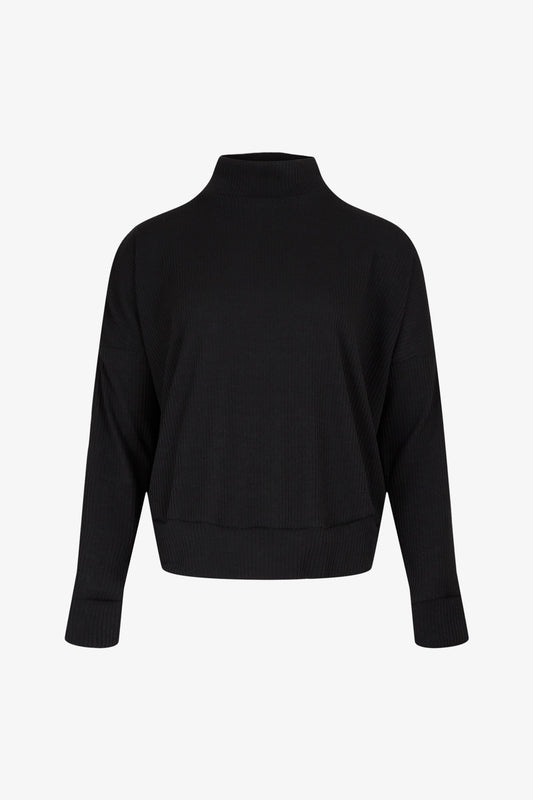 Pull Épure Côte Noir