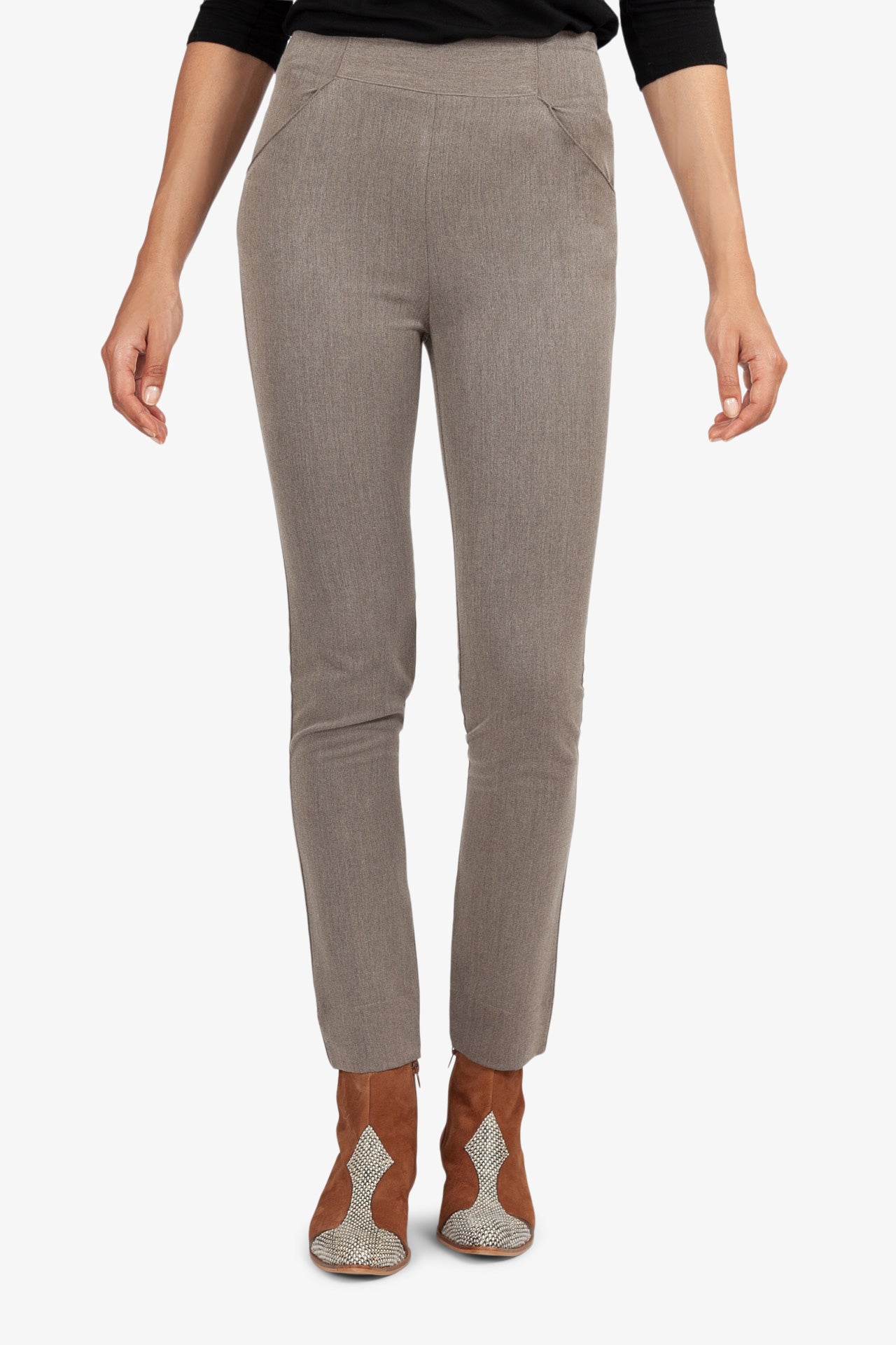 Pantalon Jockey Gabardine Taupe