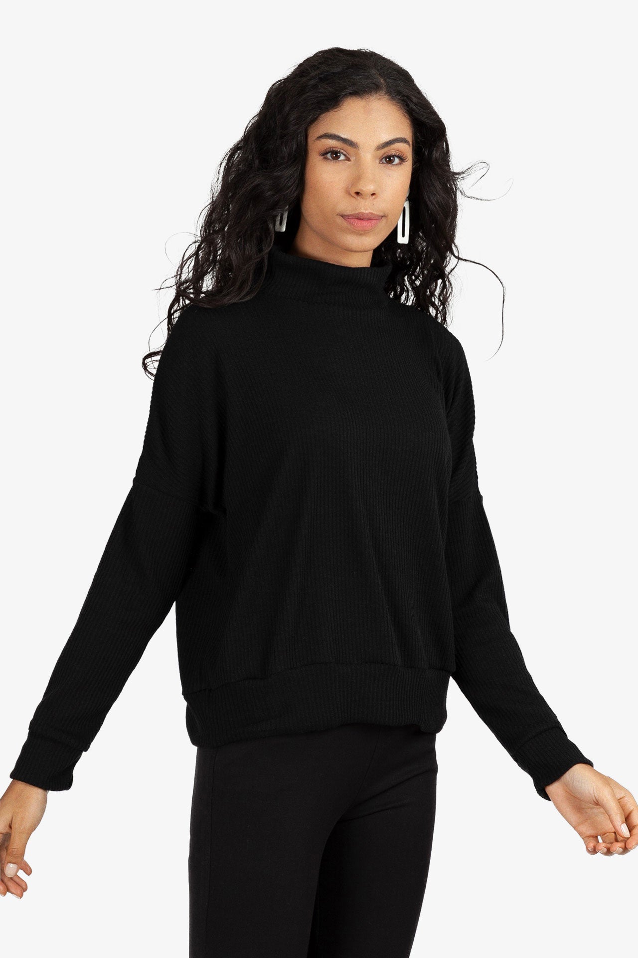 Épure Rib Jumper Black
