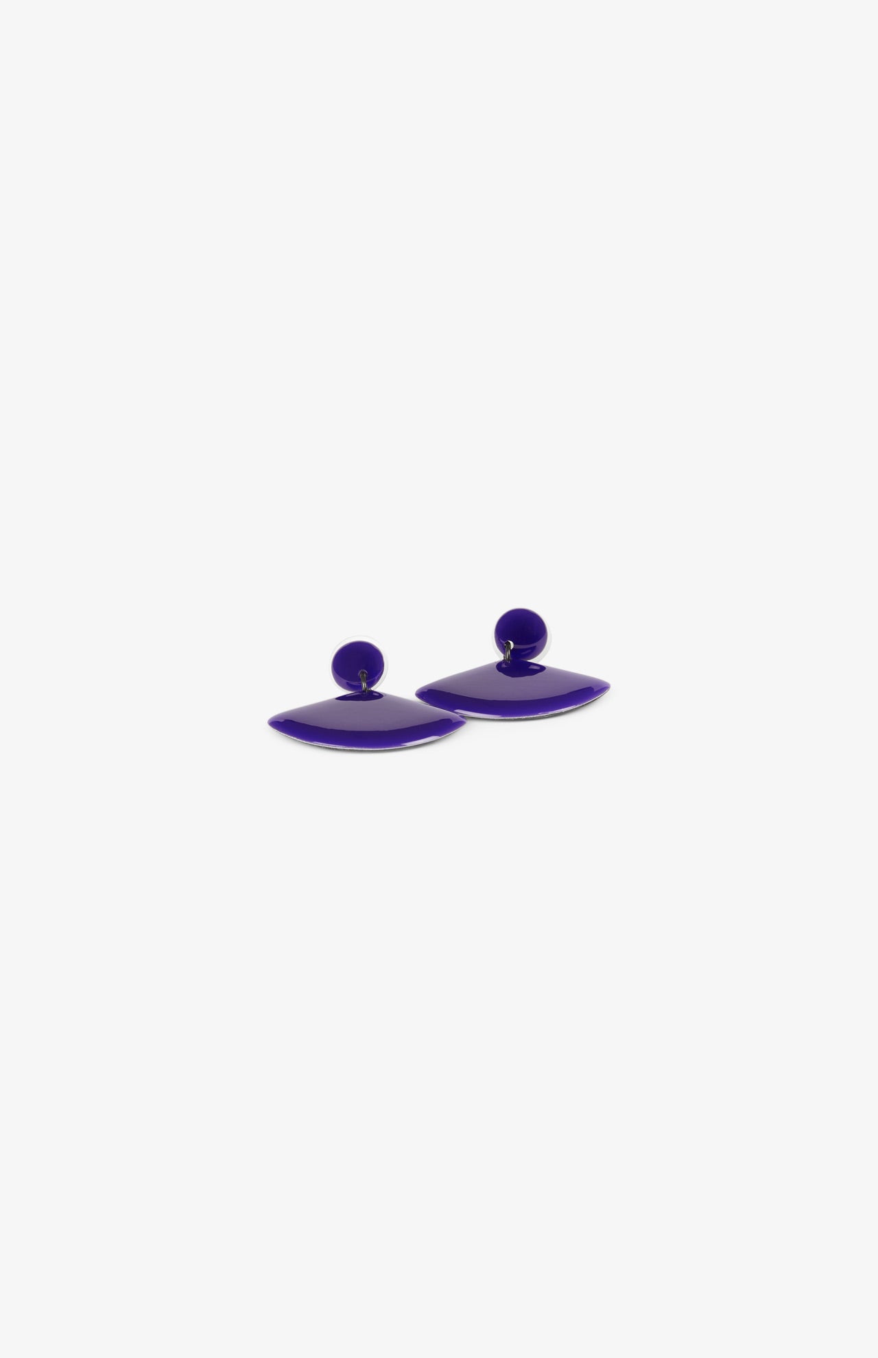 Boucles d’oreilles Petits Eventails - Violet
