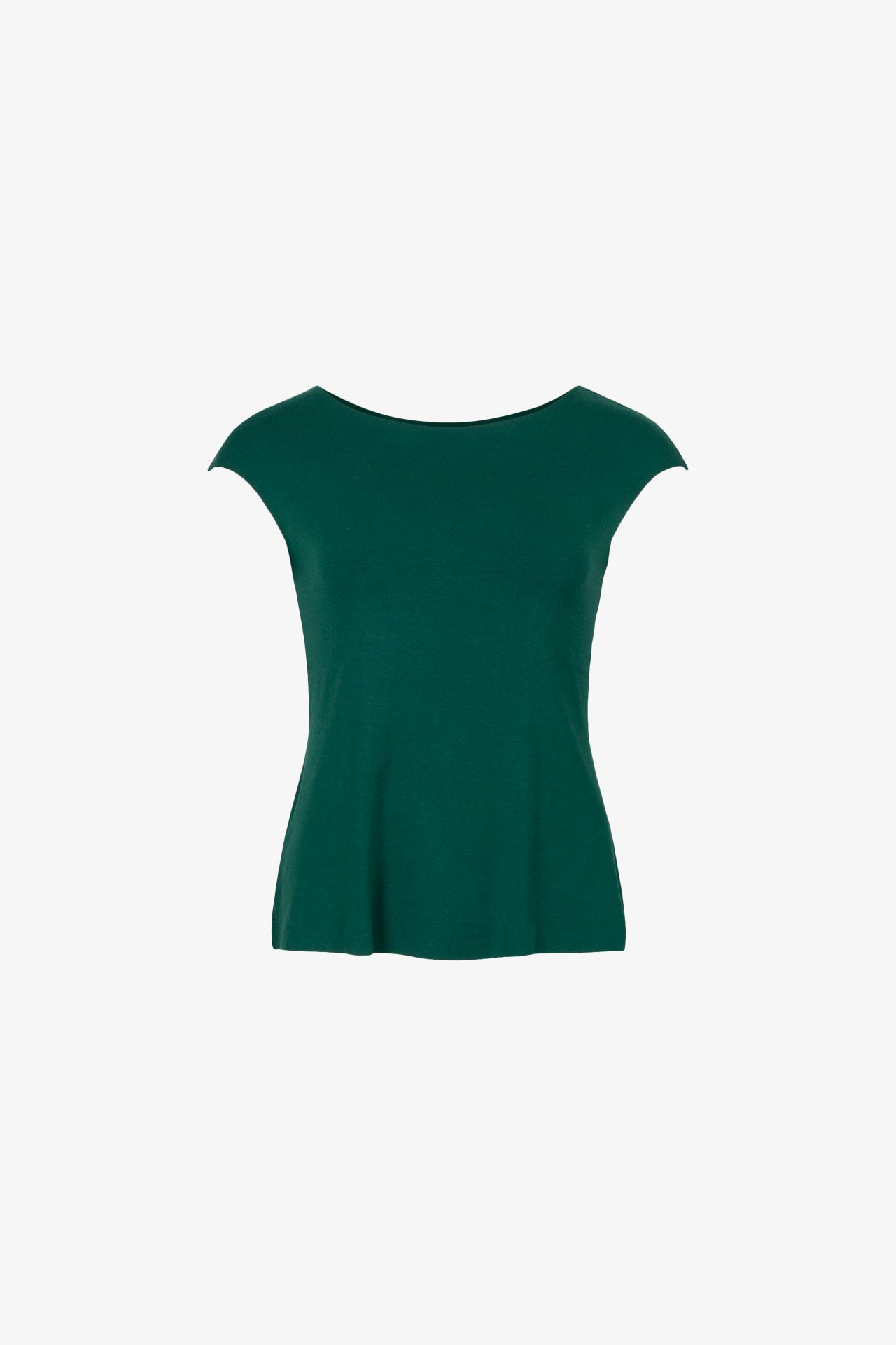 Bamboo Cap Sleeve Top Green
